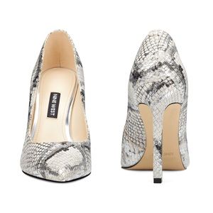 Nine West Tatiana Pointy Toe Pumps in Snakeskin